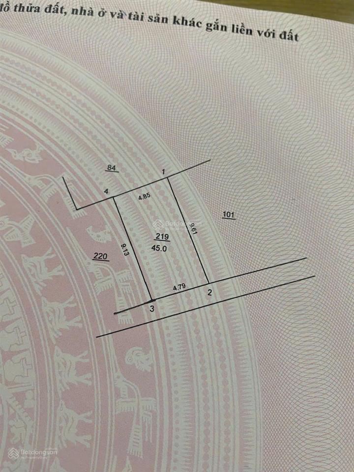 Đất đẹp cự đà  45m² vuông vắn, 2 bước ra ô tô  nhỉnh 3 tỷ sở hữu ngay  ưu tiên chốt sớm