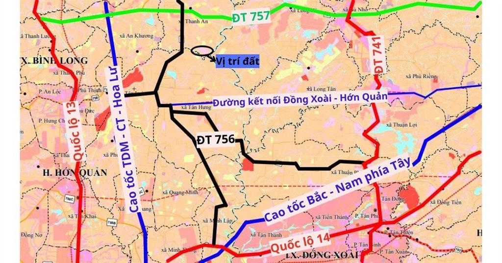 Kẹt tiền bán lại lô đất ngay kcn thanh an 228m2 thổ cư 100m2, giá 299 triệu