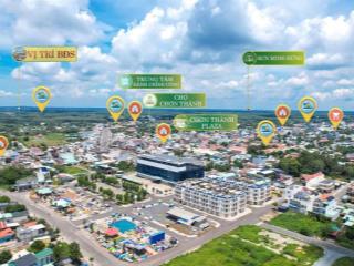 Mặt tiền đường huyện lớn, ngay trung tâm chơn thành song song đường phạm hồng thái