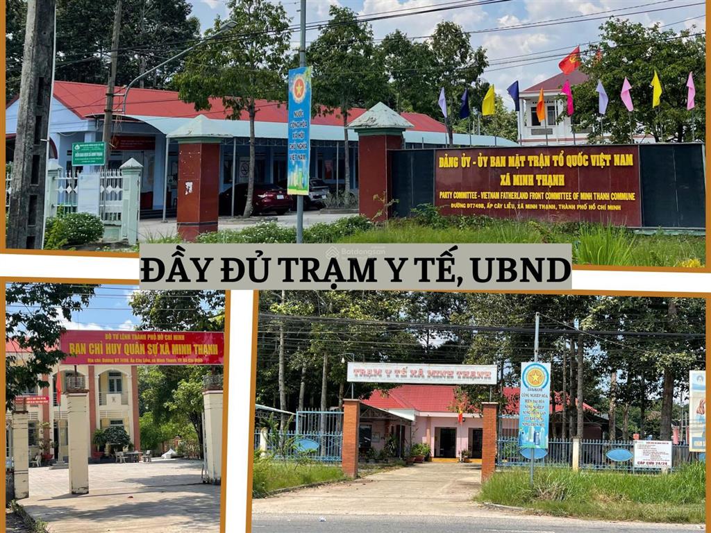 Bán đất mặt tiền nhựa minh thạnh hồ chí minh, 540 triệu, 237,6m2 có 100m2 thổ cư