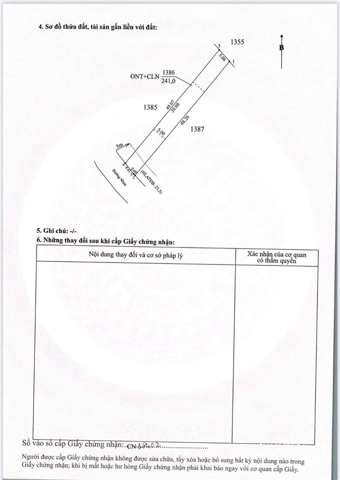 Bán đất mặt tiền nhựa minh thạnh hồ chí minh, 540 triệu, 237,6m2 có 100m2 thổ cư