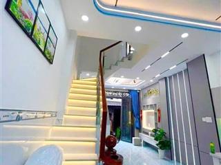 Bán nhà mới 3.4*11m hẻm Hưng Phú P10Q8 P.Chánh Hưng full nội thất
