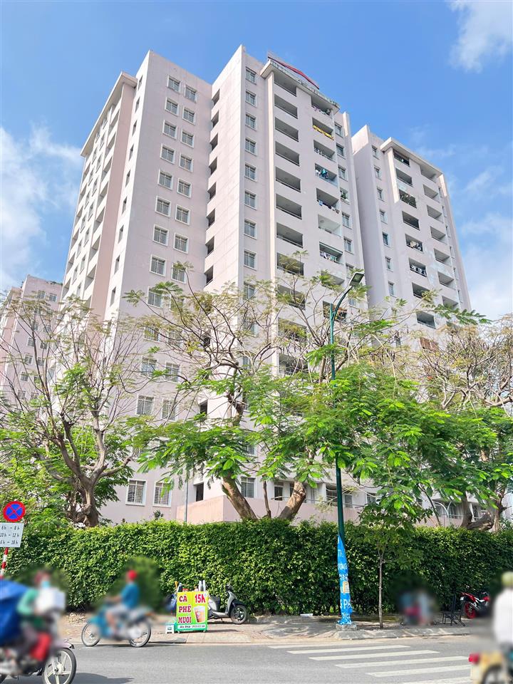 Căn hộ góc 62m2 tầng cao chung cư  view sông 481 Hưng Phú - Ba Đình P9Q8. Giá: 2.3 tỷ