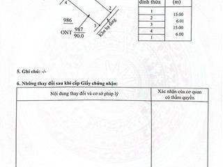 Chính chủ bán lô đất đấu giá tây giang 3, lk5  17, diện tích 90m2, mặt tiền 6m giá 2.5 tỷ