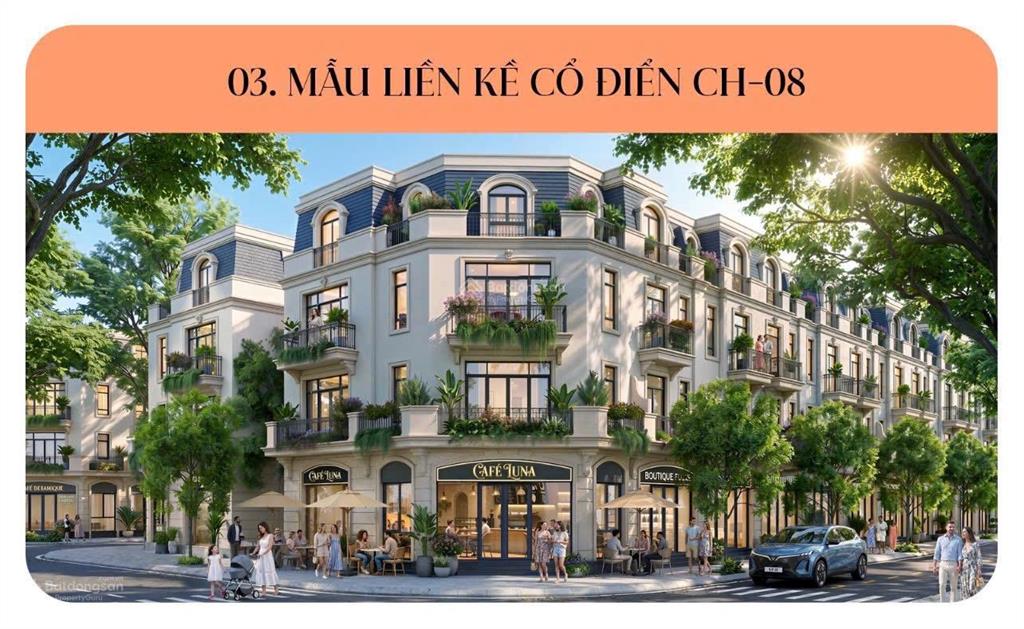 Bán nhà liền kề vinhomes sài gòn park hóc môn  kiến trúc cổ điển