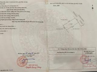 Cc bán lô đất mặt tiền 6m, 93m2, gần kcn đồ sơn