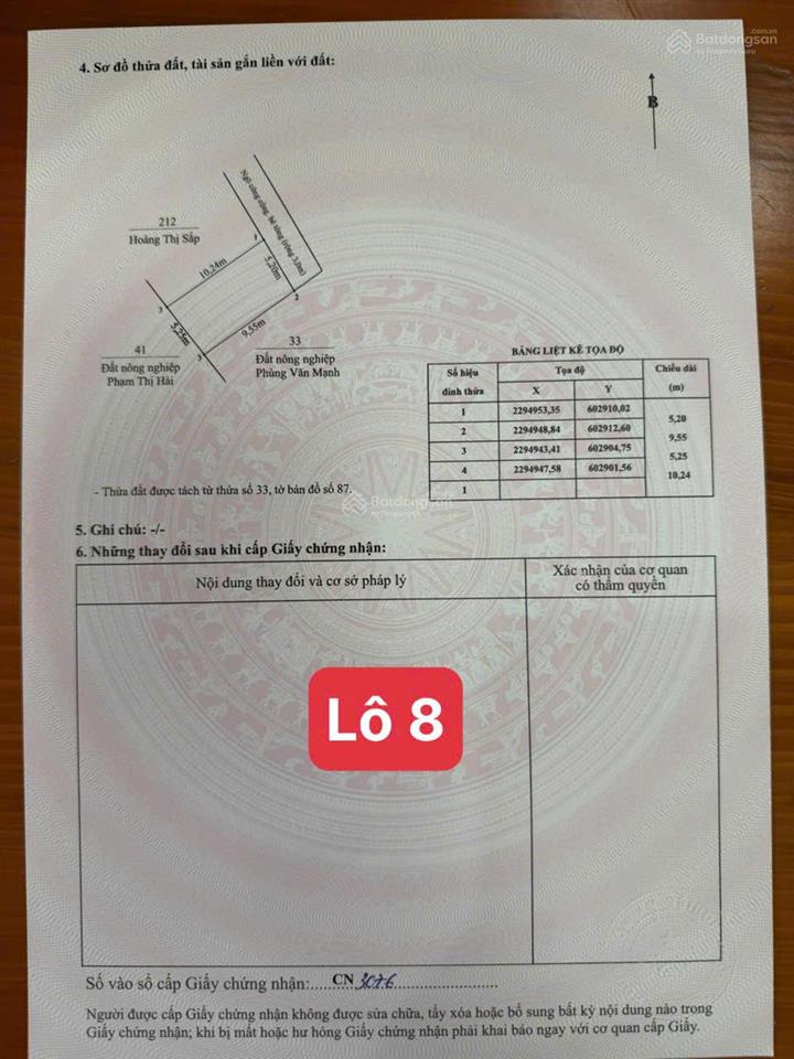 Bán đất phân lô siêu đẹp  đức hậu, nam đồ sơn, ô tô vào tận nơi chỉ hơn 1 tỷ