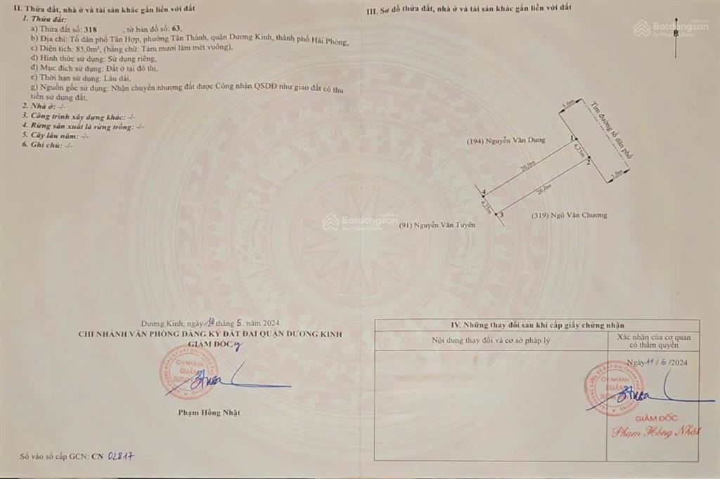 Giảm sốc 85m2 đường 10m ngay cạnh dự án khu đô thị mới 110ha