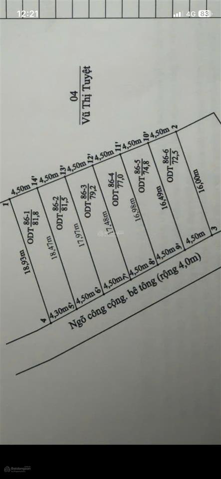 Giá f0  sở hữu đất bàng la, nam đồ sơn chỉ từ 1x triệu/m²