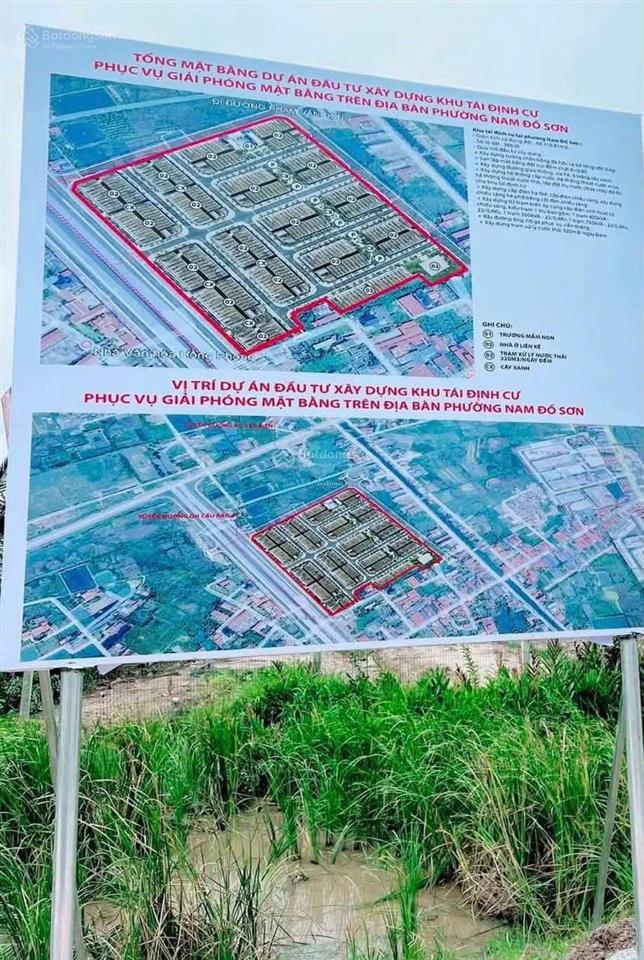 Cc bán lô đất f0 sát vách khu tdc nam đồ sơn, đất vuông vắn, đầu tư sinh lời