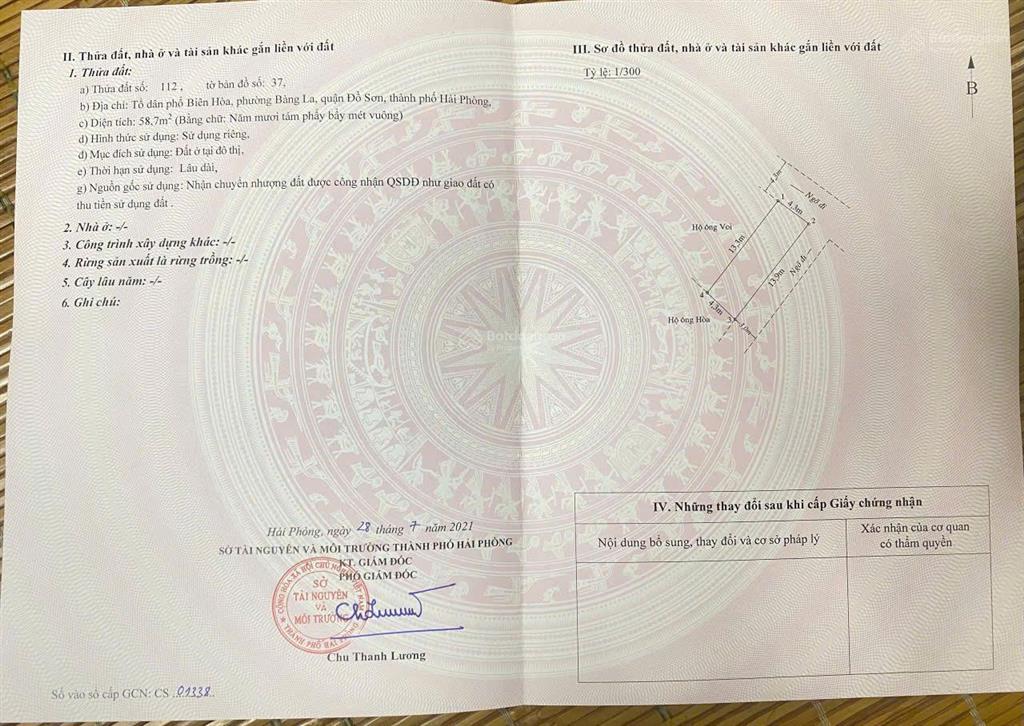 Cần bán lô góc tdp biên hoà  bàng la  đồ sơn, phù hợp an cư hoặc đầu tư, tiềm năng tăng giá