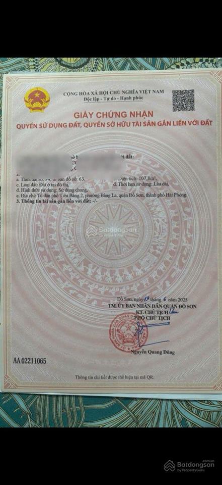 Bán đất mặt đường 361 trung tâm p bàng la, đồ sơn