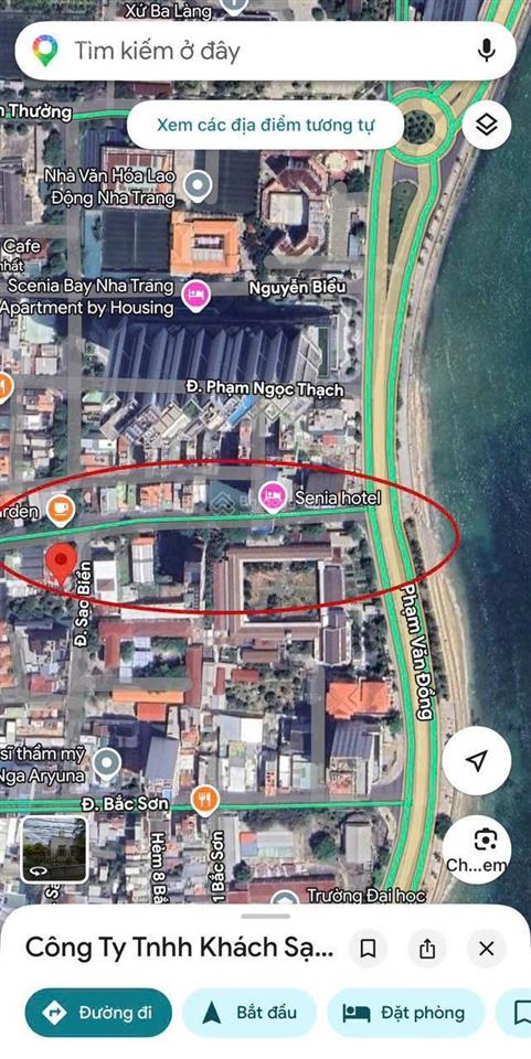 Bán 504m2 ngang 15m đường sao biển, vĩnh hải, nha trang chỉ 83 triệu/m20964 326 ***