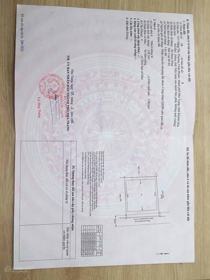 Bán đất tặng nhà cấp 4, hẻm đặng tất, gần biển  165m2 ngang 12,4m chỉ 14,5 tỷ  0964 326 ***