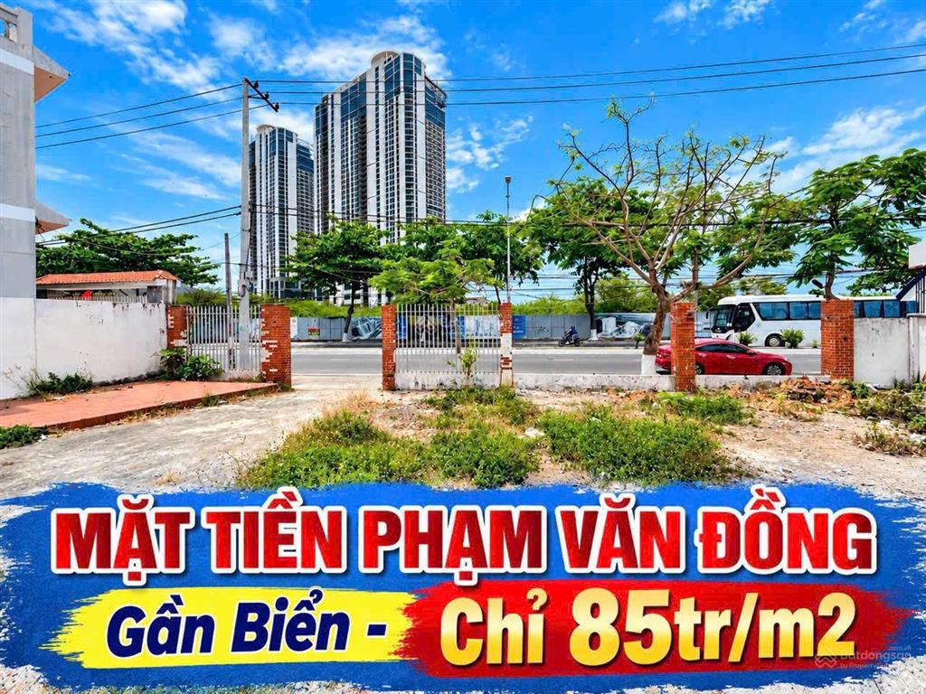 Bán 392,3m2 ngang 20,8m đất mặt tiền đường phạm văn đồng, phường vĩnh hoà, nha trang0964 326 ***