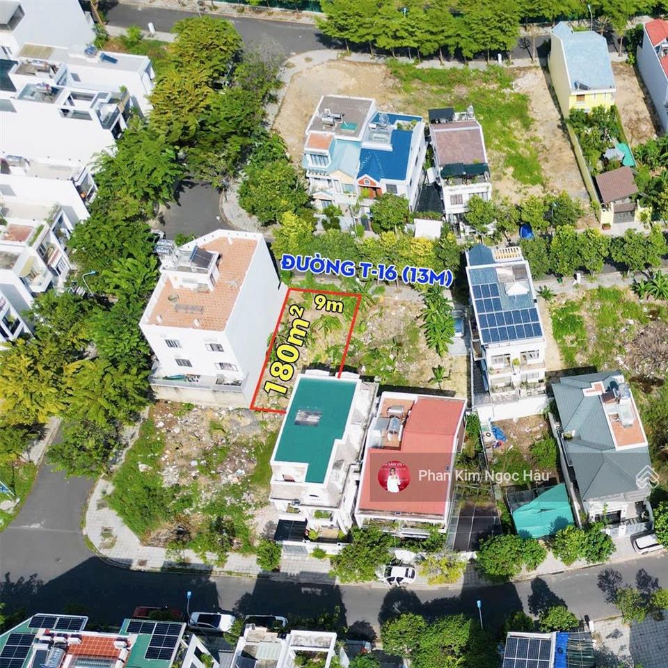 Bán đất nền biệt thự 180m2 mặt tiền 9m có sổ hồng kđt an bình tân nha trang giá 73 triệu/m2.