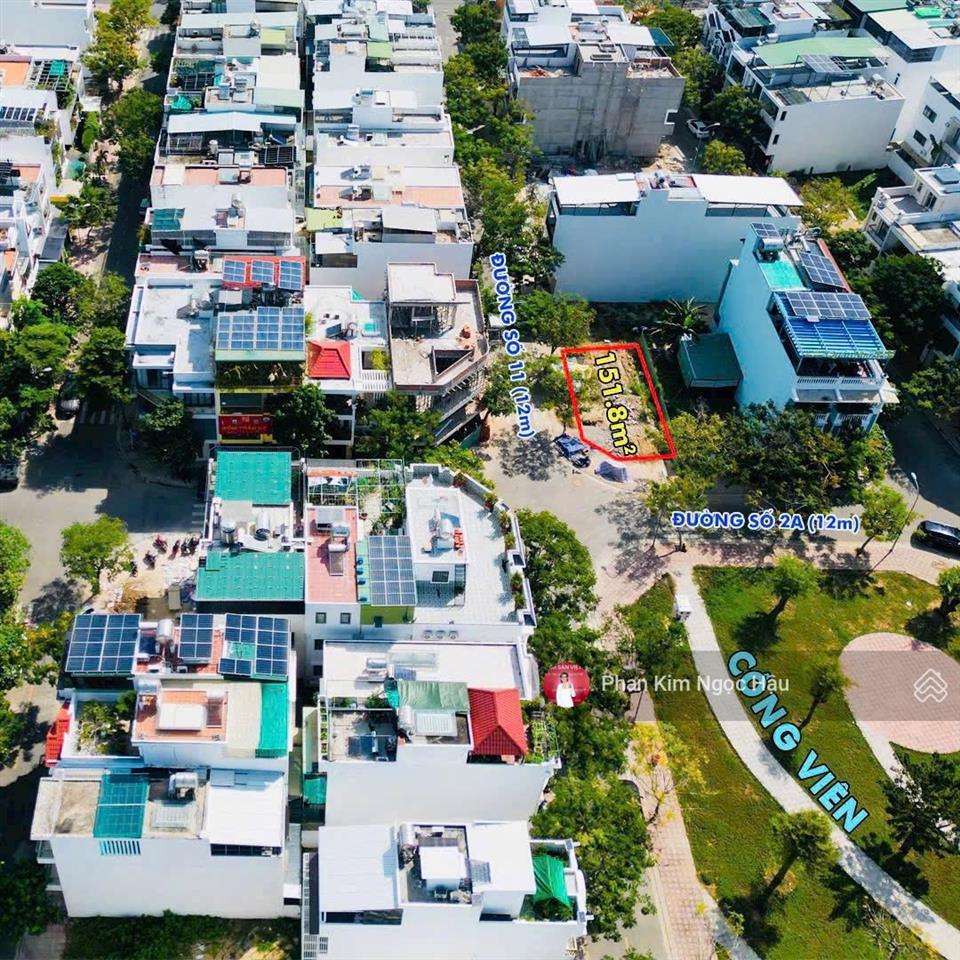 Bán lô góc đẹp đối diện công viên  khu đô thị hà quang 2 nha trang