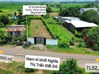 Bán 500m2 đất đường nhựa nam kì khởi nghĩa xã đất đỏ  tp hcm