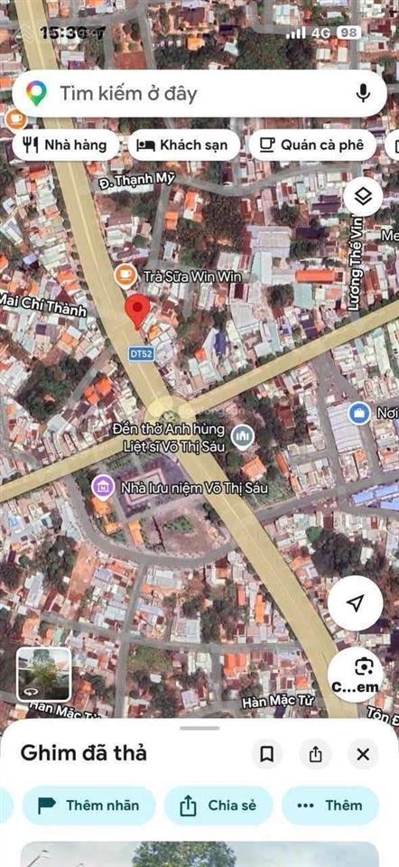 Mặt tiền kinh doanh siêu đắc địa  vòng xoay công viên cô võ thị sáu  chợ đất đỏ