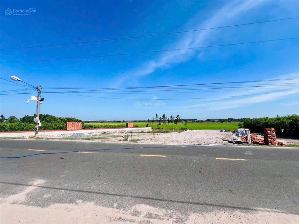 Siêu đẹp view lúa mặt tiền đường nhựa 12m ngay gần biển lộc an  hồ tràm 4km