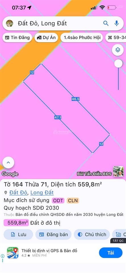 Lô biệt thự mặt tiền nguyễn đình chiểu  tt đất đỏ  tp hcm siêu đẹp