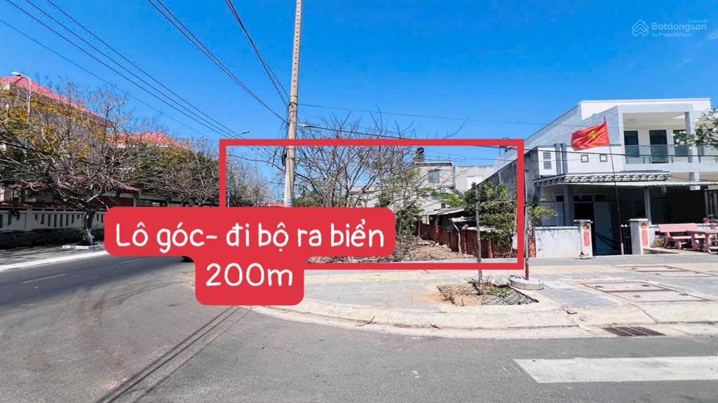 Lô góc đi bộ ra biển 200m quá đẹp để kinh doanh khách sạn, homestay  2mt trần phú  huỳnh tấn phát