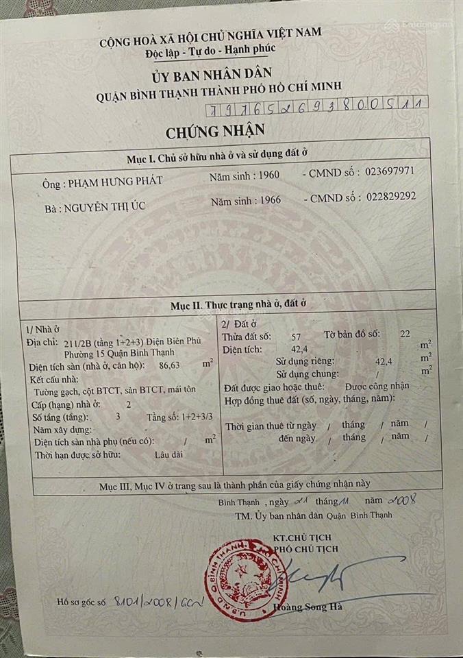 Cần bán nhà sổ hồng riêng 9,6 tỷ.  0963 573 ***