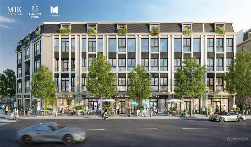 Bán shophouse elegant park villa thạch bàn, giá tốt 32 tỷ, 100m2