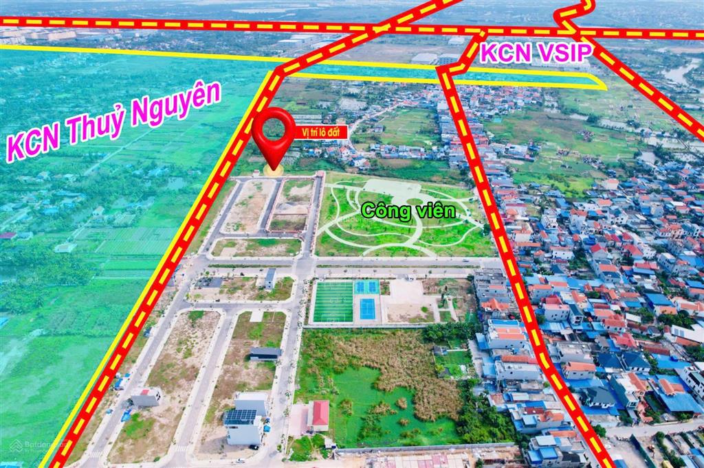 Bán lô đất đấu giá an lư 108m2 giá 3.4 tỷ dòng tiền & tăng giá cùng lúc  trung tâm phường hòa bình