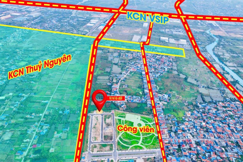 Bán lô đất đấu giá an lư 108m2 giá 3.4 tỷ dòng tiền & tăng giá cùng lúc  trung tâm phường hòa bình