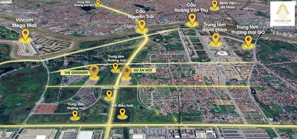 Shophouse 96m2 giá 9,45 tỷ the greenery 2  đại lộ cầu nguyễn trãi 130m, lõi vsip hải phòng