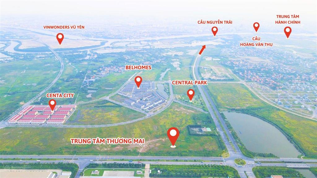 Bán nhà phố centa city 3,5x tỷ trục công viên 75m2 rẻ hơn 600 triệu  vsip thủy nguyên