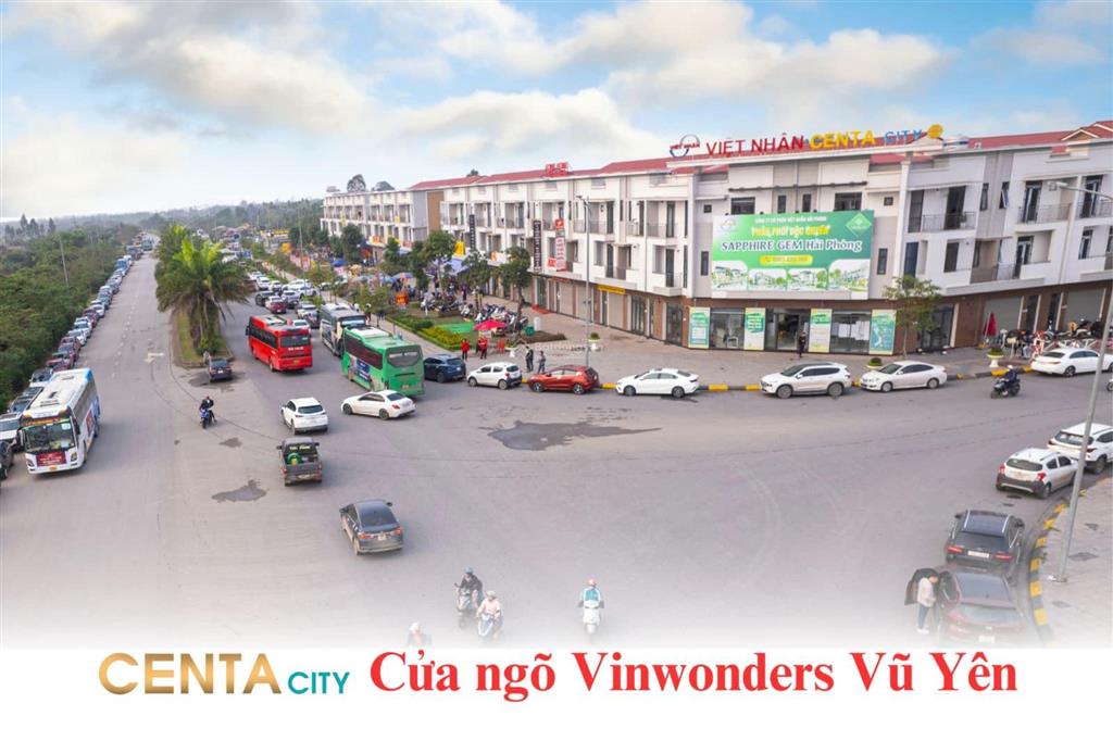 Bán nhà phố centa city 3,5x tỷ trục công viên 75m2 rẻ hơn 600 triệu  vsip thủy nguyên