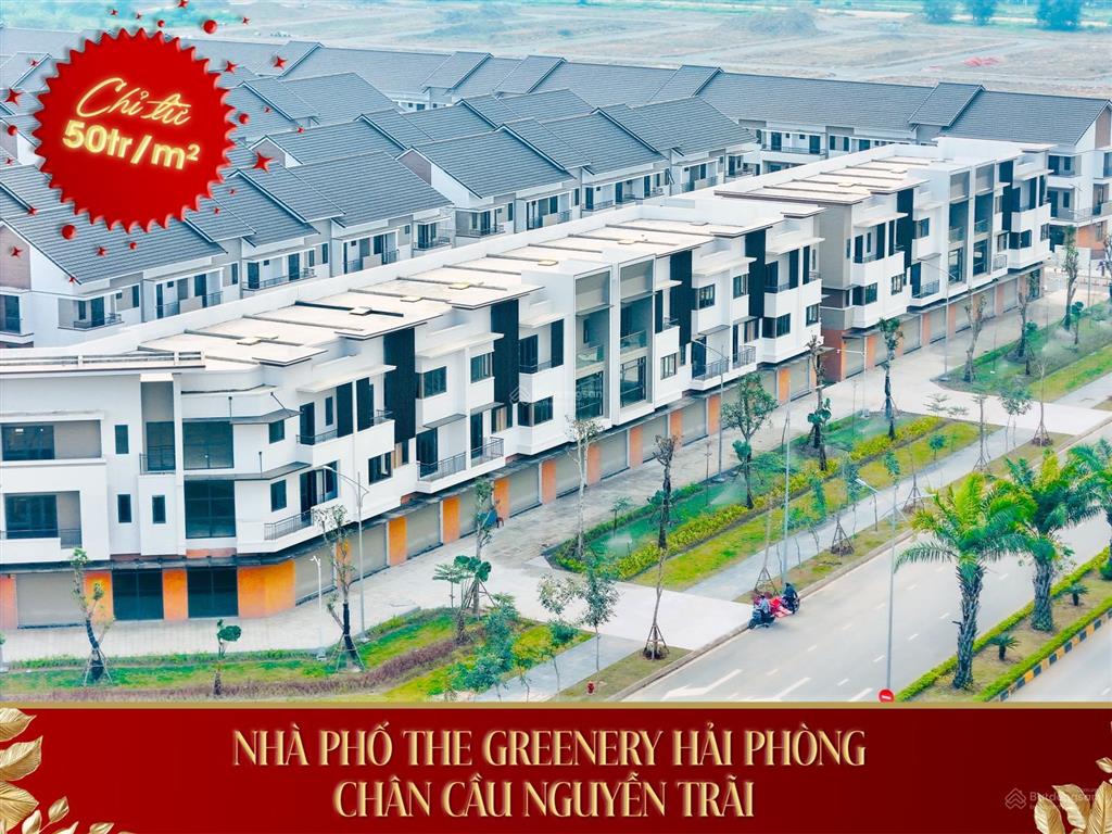 The greenery xẻ khe 75m2 giá 4.6 tỷ sống xanh giữa tâm điểm phát triển  trung tâm thủy nguyên