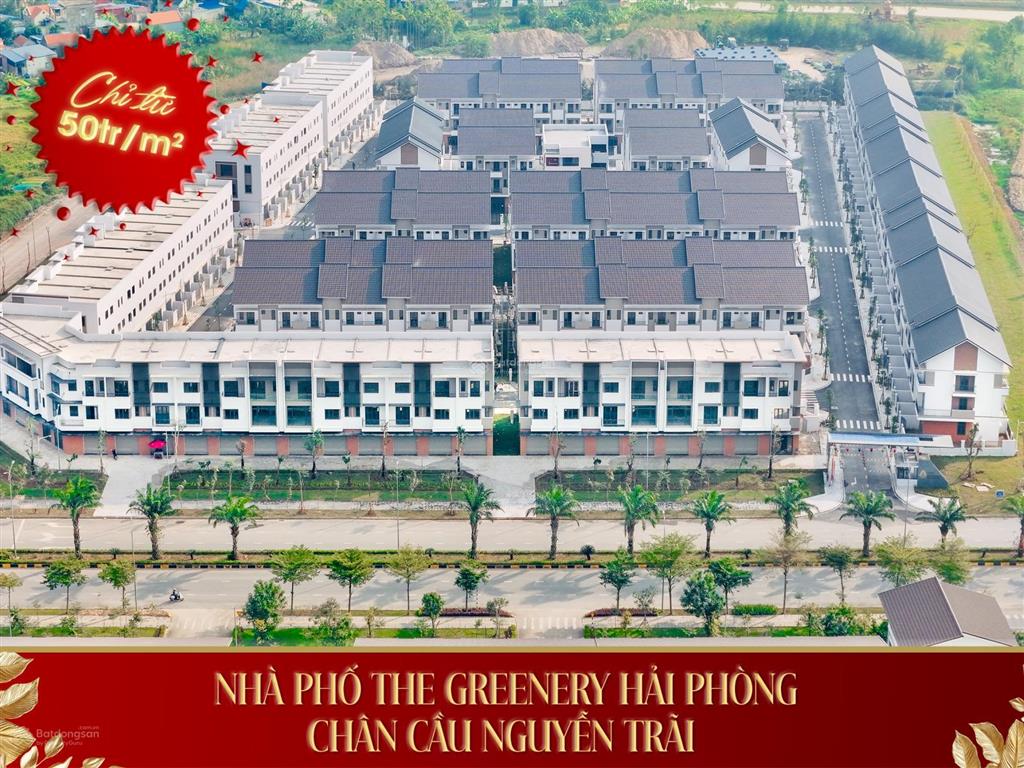 The greenery xẻ khe 75m2 giá 4.6 tỷ sống xanh giữa tâm điểm phát triển  trung tâm thủy nguyên