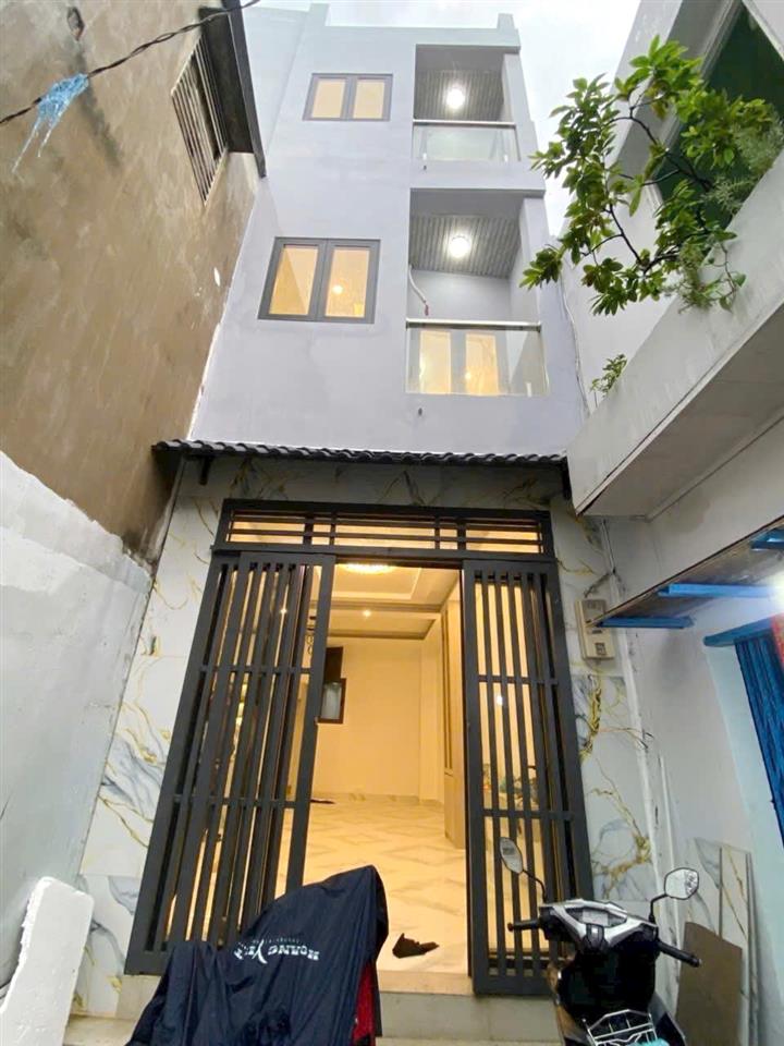 Nhà nở hậu 6m Mạc Vân P13Q8 (P.Chánh Hưng), ko lộ giới