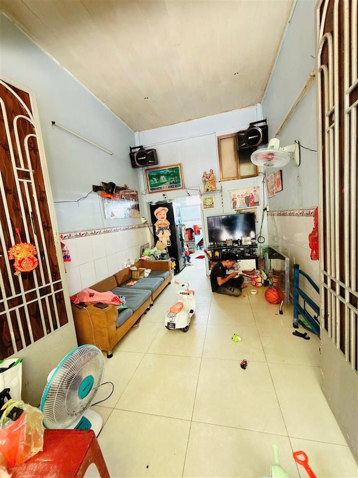 Nhà 2mặt hẻm trước sau lửng, lầu Âu Dương Lân P3Q8