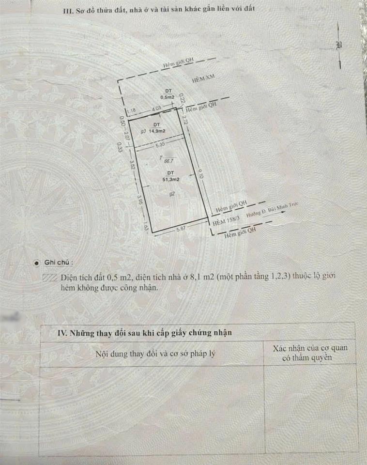 Nhà bề ngang lớn hẻm cụt an ninh Bùi Minh Trực P6Q8 P.Chánh Hưng