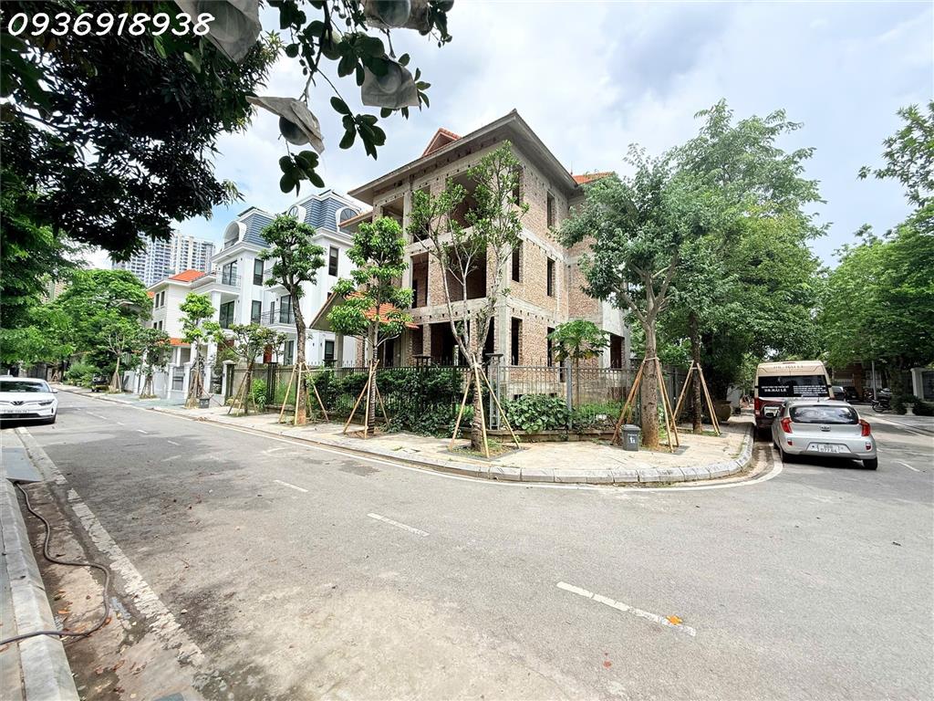Siêu phẩm biệt thự xây thô lô góc khu đô thị Bảo Sơn 377m2 x 4 tầng mặt tiền 30m