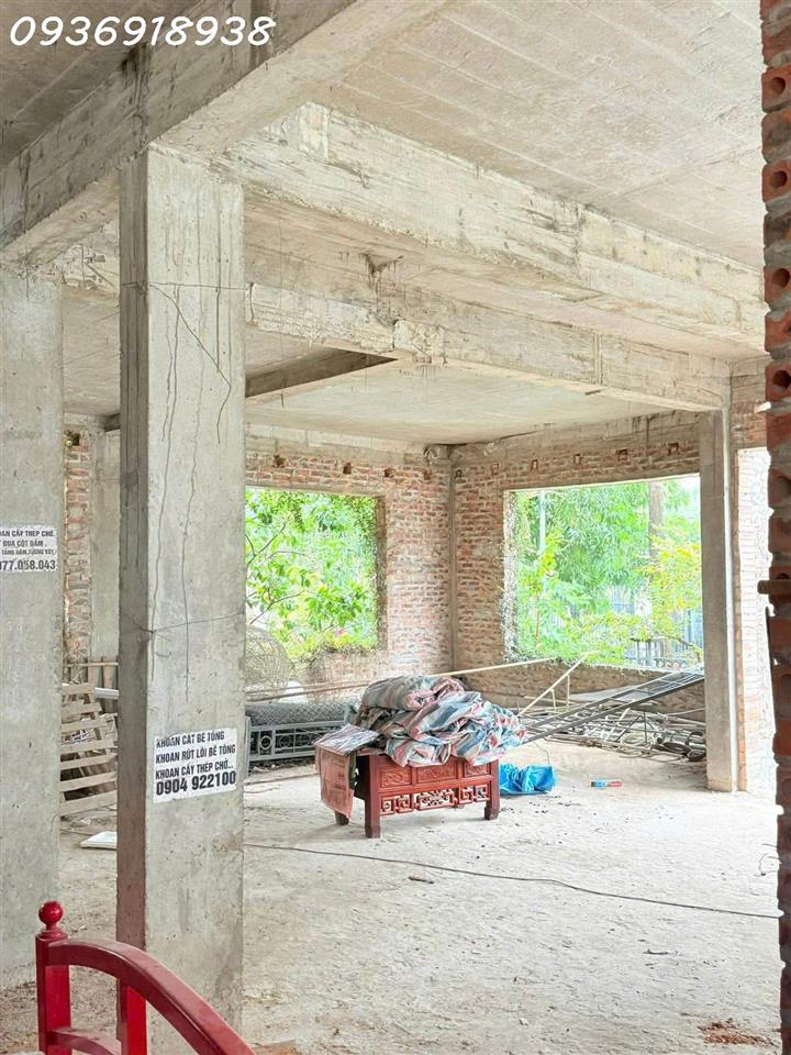Siêu phẩm biệt thự xây thô lô góc khu đô thị Bảo Sơn 377m2 x 4 tầng mặt tiền 30m