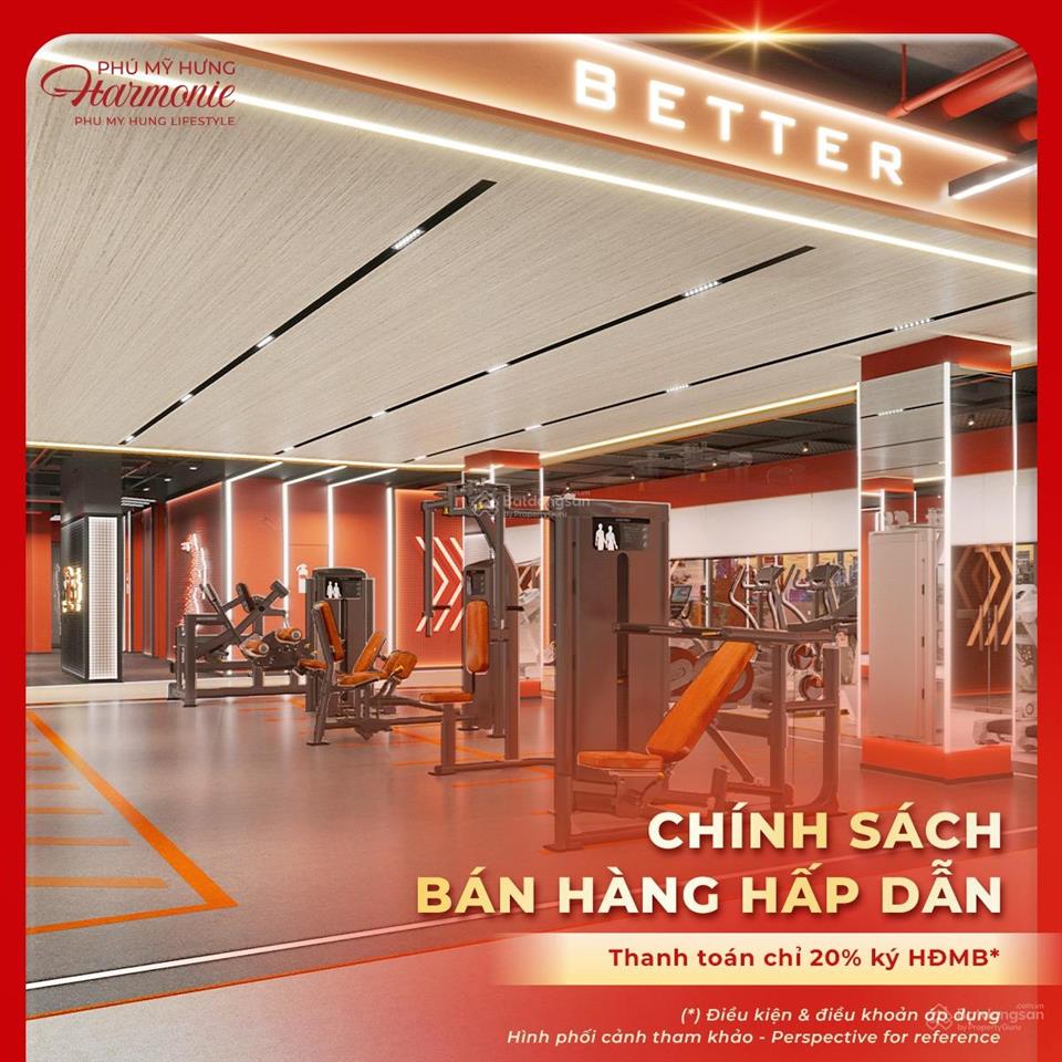 Chỉ 680tr (thanh toán 20%) sở hữu căn hộ harmonie phú mỹ hưng, ls cho vay ưu đãi 0%.  0938 886 ***