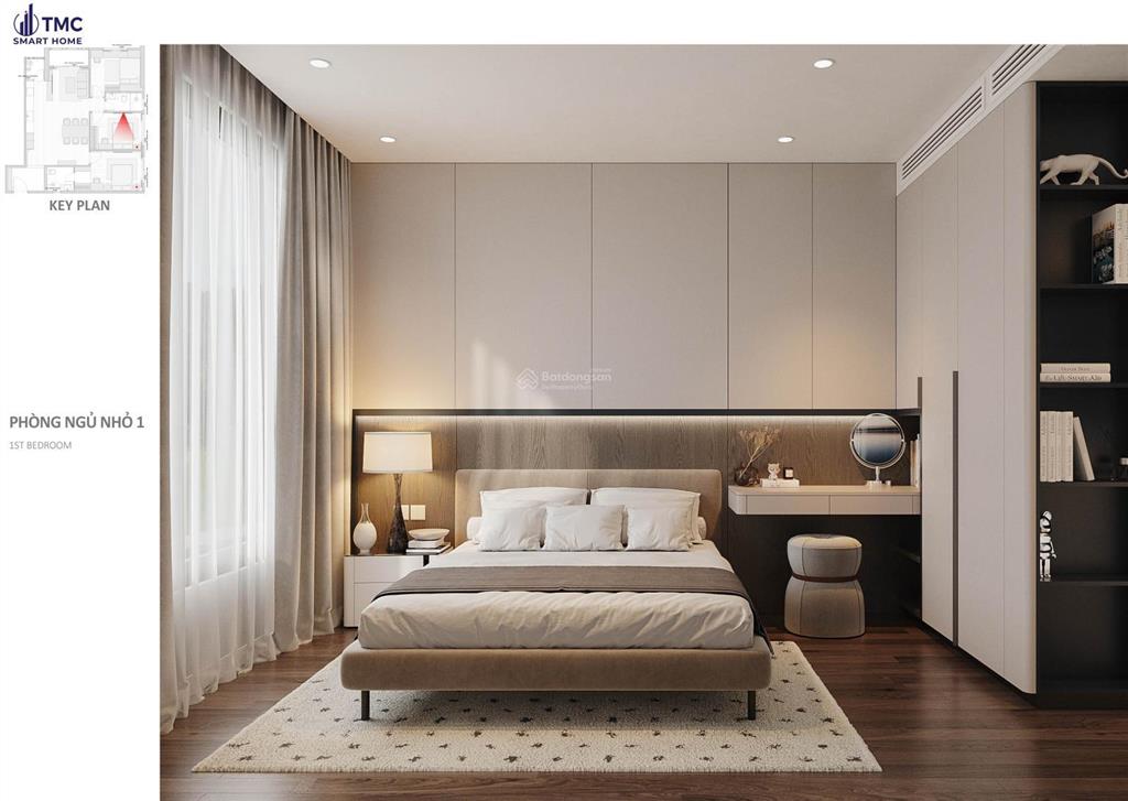 Chỉ 1,8 tỷ sở hữu ngay căn hộ duakey gồm 1 căn 2 ngủ và 1 căn 1 ngủ tmc phạm văn đồng