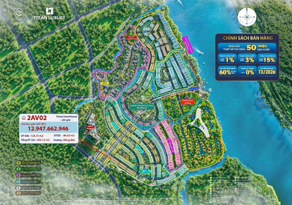 Chính chủ bán nhà phố căn góc 3mặt thoáng eco village