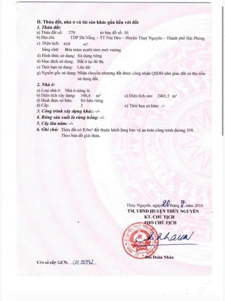 Cần chuyển nhượng, toà nhà 7 tầng trung tâm núi đèo, thuỷ nguyên