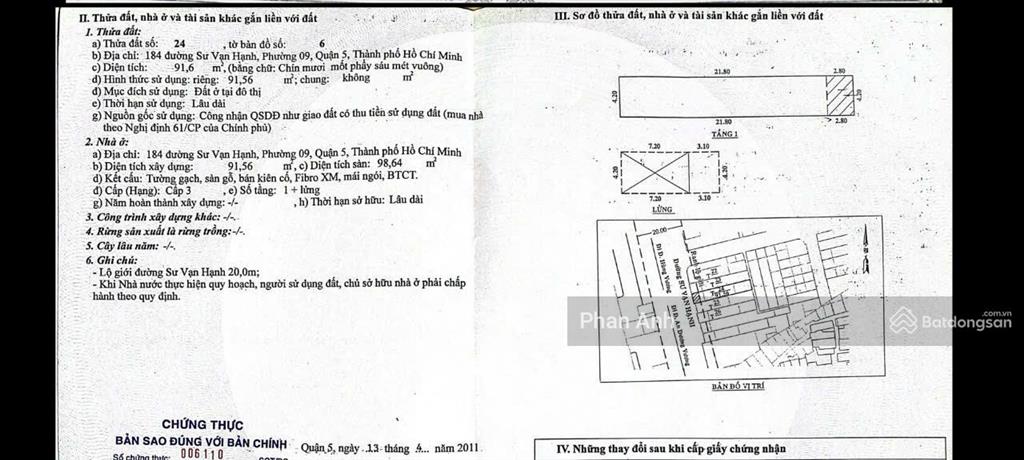 Giảm 10 tỷ về hà nội nhà mặt tiền sư vạn hạnh đối diện an đông diện tích 9x30m 4 lầu đẹp giá 75 tỷ