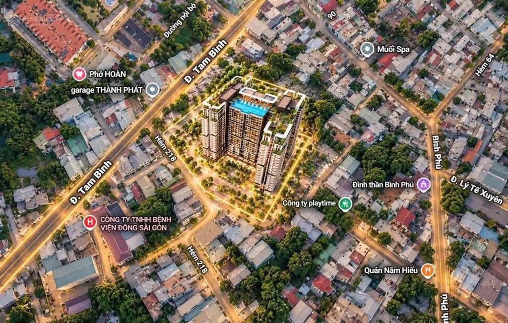 Nhận booking happy one elite tam bình giá từ 6x triệu/m, booking 50 triệu