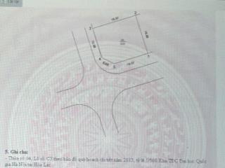 Siêu phẩm 300m2 lô góc tdc đại học quốc gia