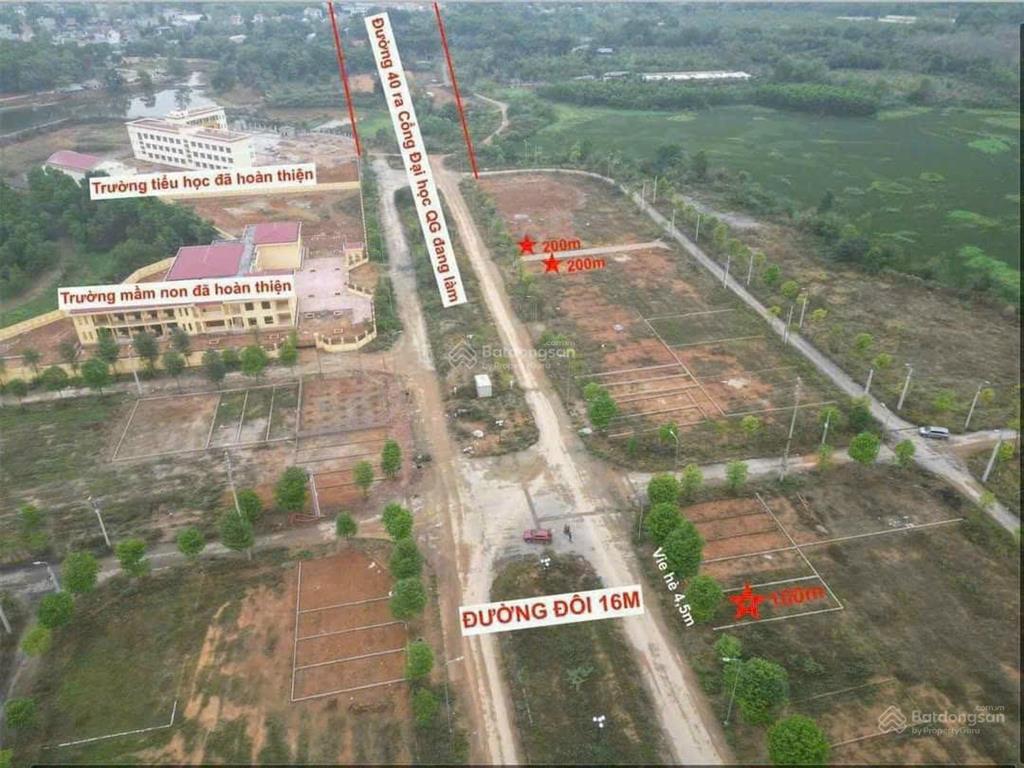 Siêu phẩm góc ngã 4 lớn 100m2 mặt tiền rộng sát cổng trường đh quốc gia