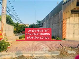 Nhỉnh 6tỷ có ngay lô góc đẹp 95m2 bám mặt đường tỉnh lộ 420