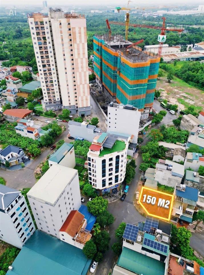 Siêu phẩm tái định cư bắc phú cát, lô góc 150m2 mt rộng lên đến hơn 20 m. xung quan chung cư mini